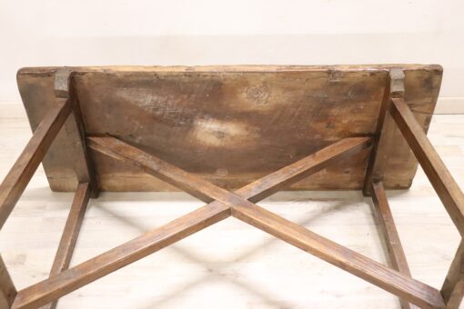 Antique Table Solid Oak - Underneath Frame - Styylish