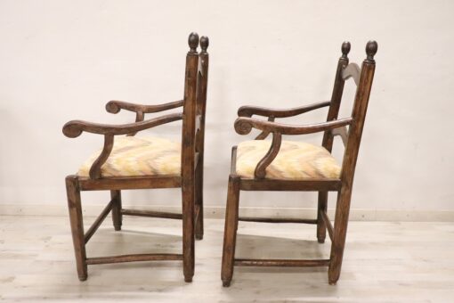 Set of 2 Antique Armchairs - Side - Styylish