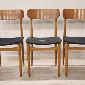 Design Dining Chairs, Scandinavian 1960s, Set of 6