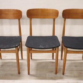 Design Dining Chairs, Scandinavian 1960s, Set of 6