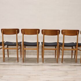 Design Dining Chairs, Scandinavian 1960s, Set of 6