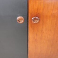 Long Sideboard in Teak Veneer - Handle Detail - Styylish