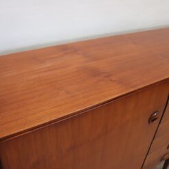 Long Sideboard in Teak Veneer - Top Plate Detail - Styylish