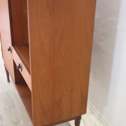 Highboard in Teak Veneer - Side Profile - Styylish