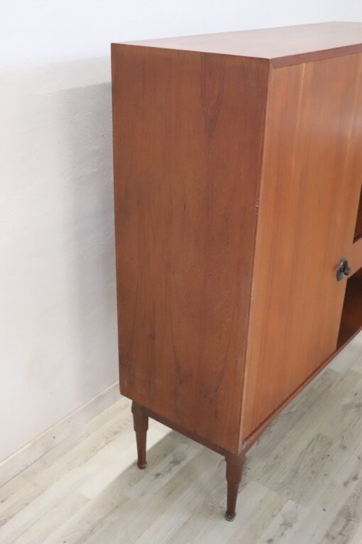 Highboard in Teak Veneer - Side View - Styylish