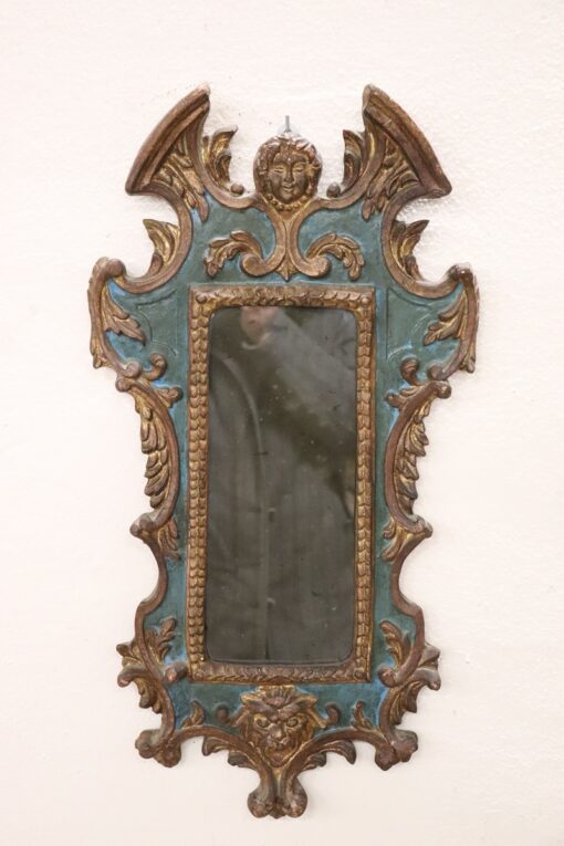 Gothic Carved Wood Mirror - Front - Styylish