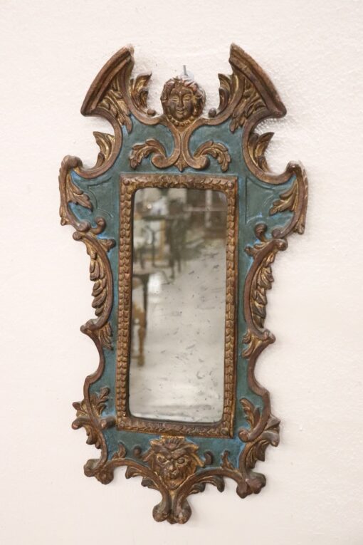 Gothic Carved Wood Mirror - Front with Mirror - Styylish