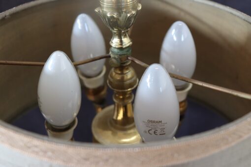 Vintage Brass Table Lamp - Bulb Detail - Styylish