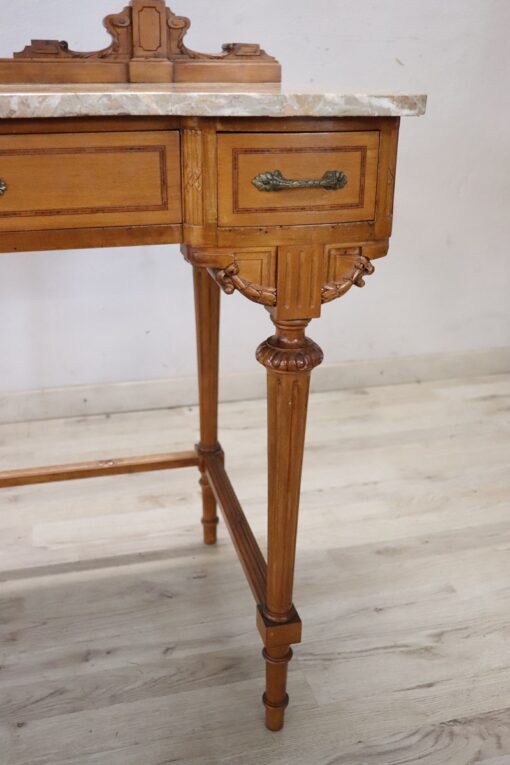 Louis XVI Dressing Table with Stool - Right Side - Styylish