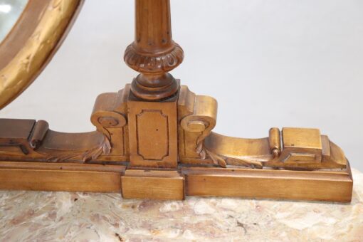 Louis XVI Dressing Table with Stool - Wood Detail - Styylish