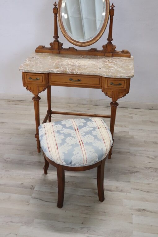 Louis XVI Dressing Table with Stool - Stool - Styylish