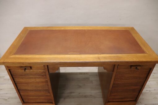 Oak Wood Writing Desk - Top Profile - Styylish