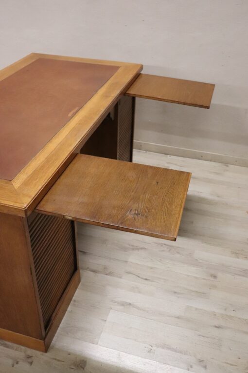 Oak Wood Writing Desk - Desk Plates - Styylish