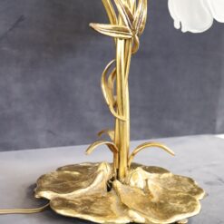 Italian Art Nouveau Lamp - Golden Details - Styylish