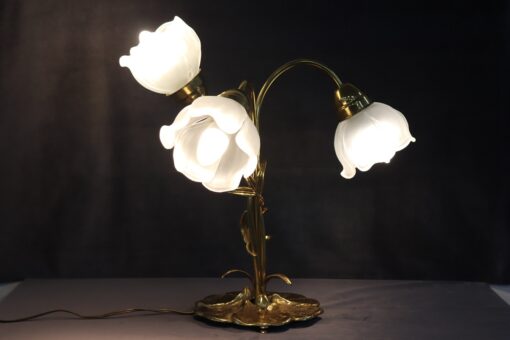 Italian Art Nouveau Lamp - Lights On - Styylish