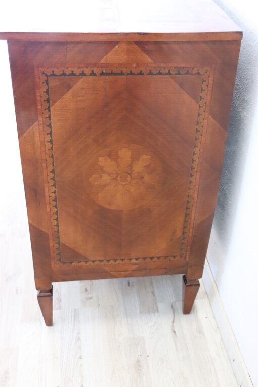 Inlaid Walnut Chest of Drawers - Inlay Side - Styylish