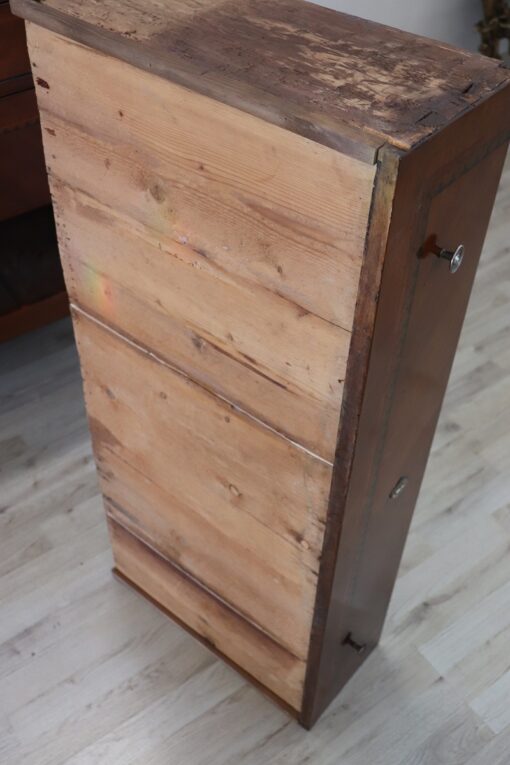 Inlaid Walnut Chest of Drawers - Drawer Bottom - Styylish