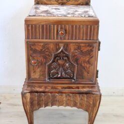 Nightstands with Marble Top - Front View - Styylish