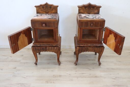 Nightstands with Marble Top - Interior - Styylish