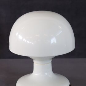 Italian Design White Metal Table Lamp by Tobia and Afra Scarpa for Flos, 1960s