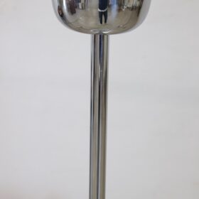 20th Century Italian Design Opal Glass and Chrome Pendant Light, 1960s