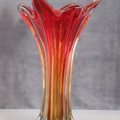 Murano Glass Red Vase - Full - Styylish