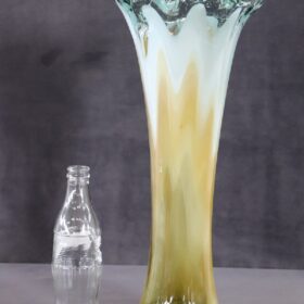 20th Century Italian Murano Artistic Glass Tall Vase, 1960s