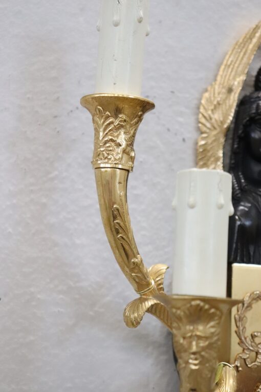 Retour D’egypte Style Sconces - Gilt Candle Holder - Styylish