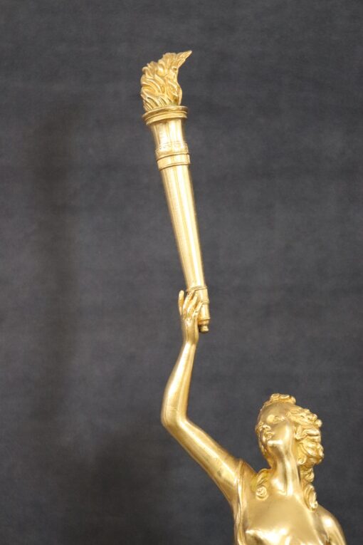 Italian Gilt Figures Sculptures - Torch - Styylish