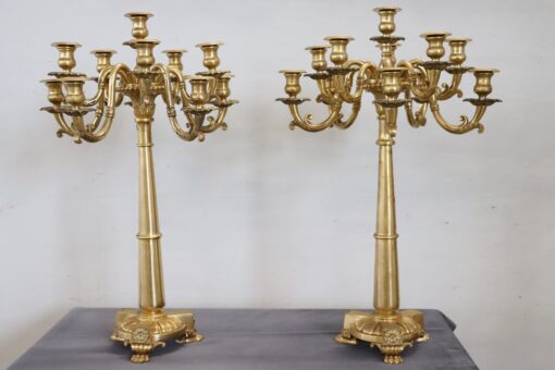 Pair of Antique Candelabras - Full Profile - Styylish