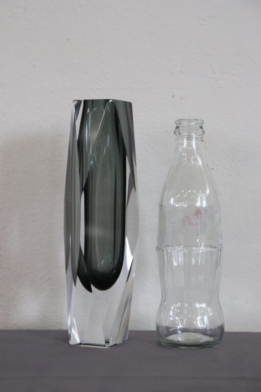 Smoky Grey Glass Vase - Scaled - Styylish