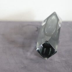 Smoky Grey Glass Vase - Bottom - Styylish