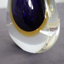 Murano Blue and Yellow Vase - Bottom - Styylish