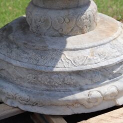 Carrara Marble Garden Vase - Base Detail - Styylish