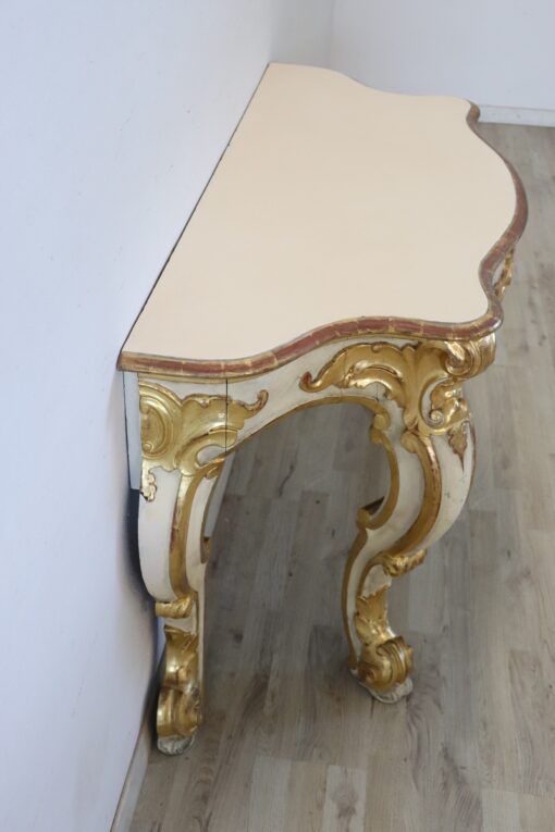 Gilded Wood Console Table - Side Decoration - Styylish