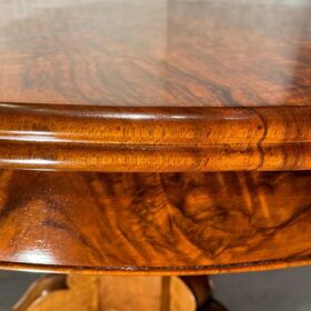 Biedermeier Walnut Table, South Germany 1820-30