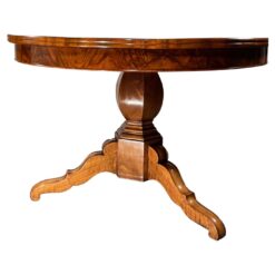 Biedermeier walnut Table - Side Profile - Styylish