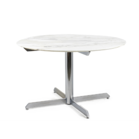 Florence Knoll for Knoll Table in Marble and Chromed Metal, 1960