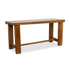 Brutalist Style Table, or Desk, in Beech, 1900