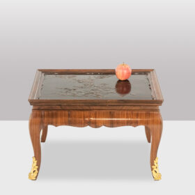 Maison Jansen Mahogany and Lacquer Coffee Table, 1950