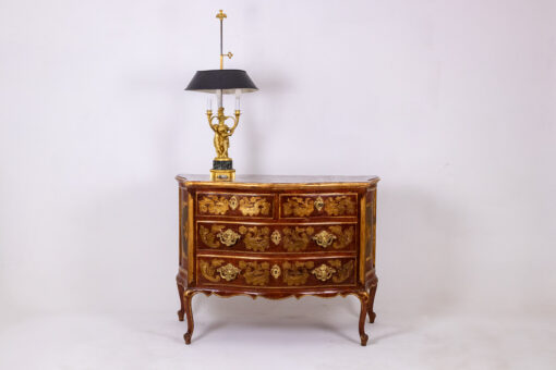 Venetian Louis XV Style Chest - Front with Lamp - Styylish