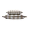 Couple Striped Happy Pillow White & Beige - Styylish