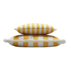 Couple Striped Happy Pillow - Styylish