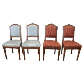 Antique Set of 4 Chairs, Italy of the period Louis XVI 18th Century