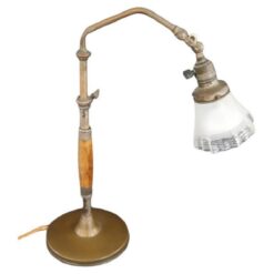 Brass and Glass Table Lamp - Styylish