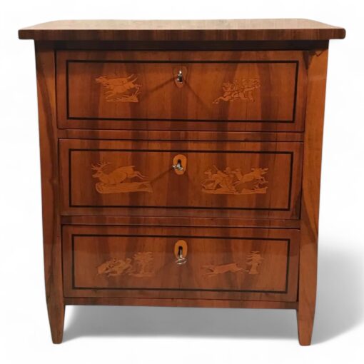 Small Biedermeier Chest of Drawers - Styylish