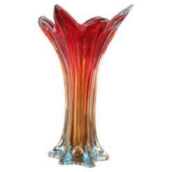 Murano Glass Red Vase - Styylish
