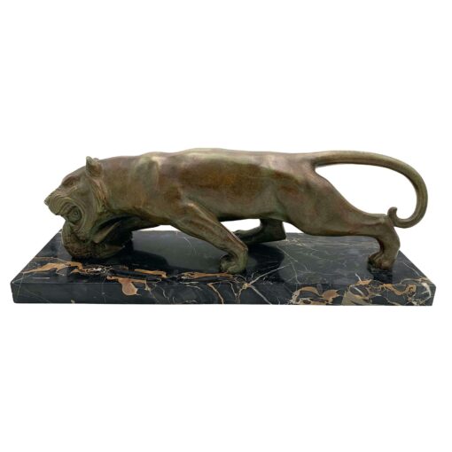 Solid Bronze Panther Sculpture - Styylish