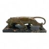 Solid Bronze Panther Sculpture - Styylish