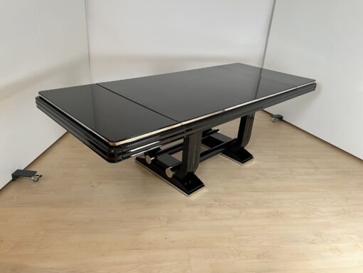 Art Deco Table Gaston Poisson - Top and Side Perspective - Styylish